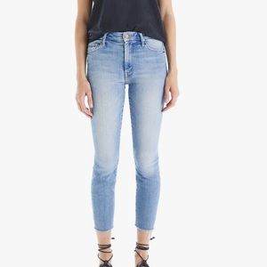 MOTHER Denim The Looker Ankle Fray Color Au Revoir Size 26 Jeans